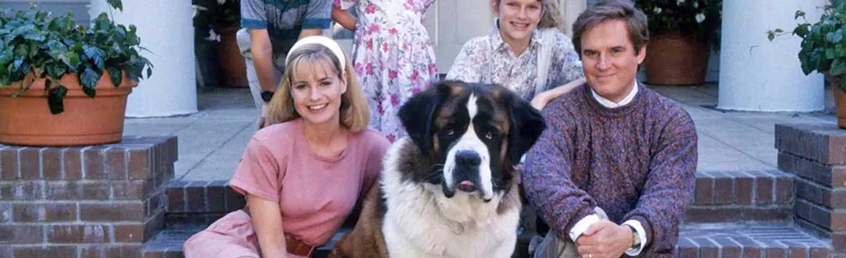Beethoven dog with family