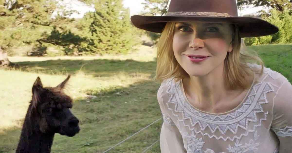 nicole kidman and llama