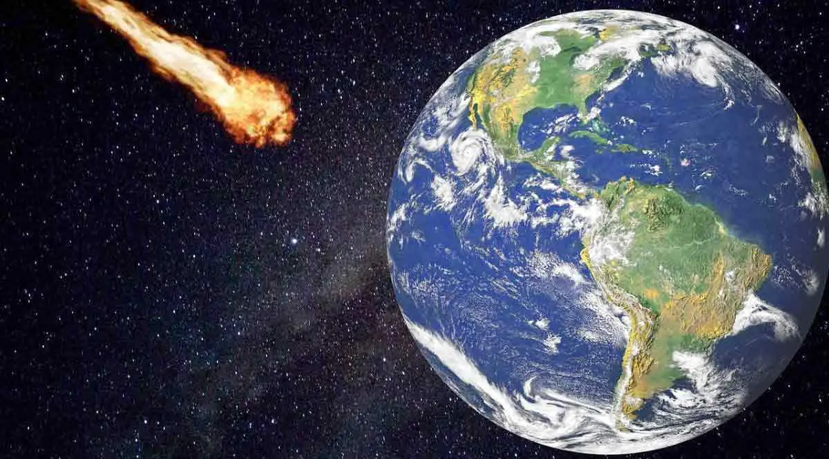 asteroid hitting earth