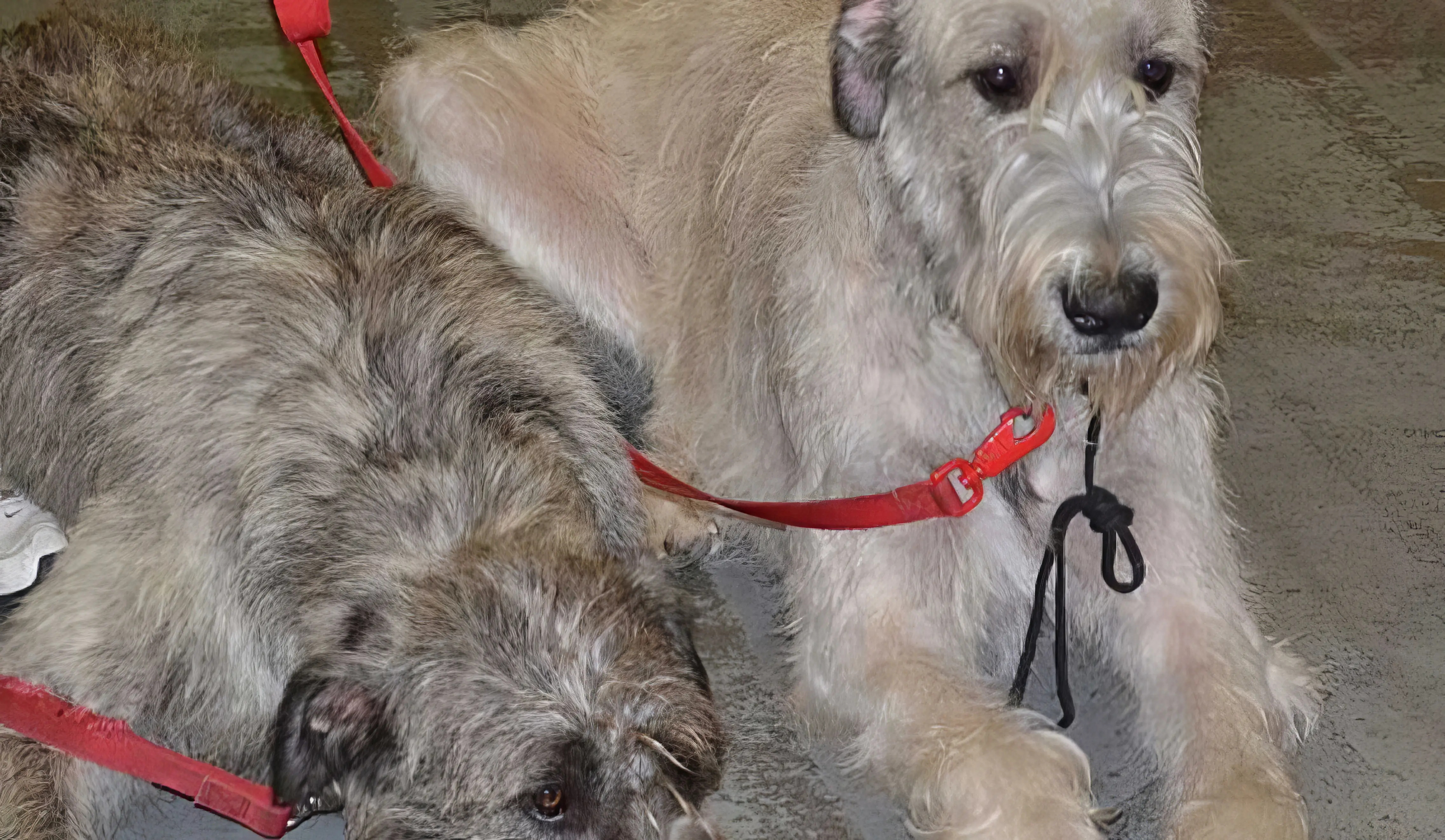 duo deerhounds different coat colors topaz enhance 3.8x